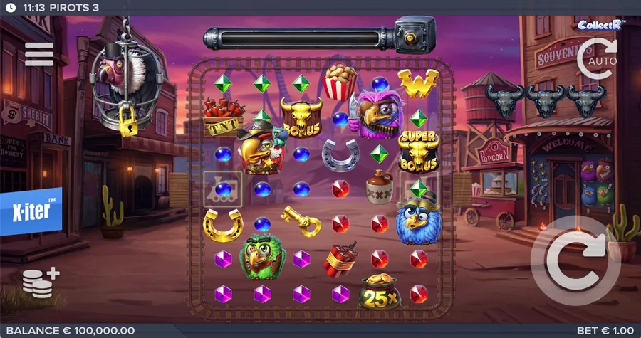 Pirots 3 demo preview