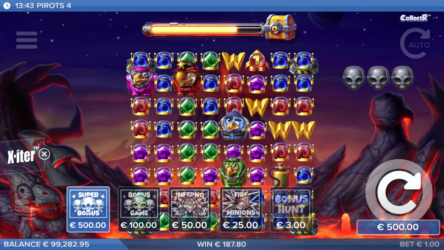Pirots 4 demo preview