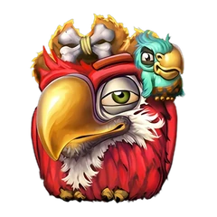 Red bird symbol