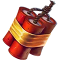 Pirots 3 dynamite symbol
