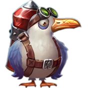 Pirots 5 rocket minion in City of Gold