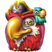 Pirots X red pirate parrot