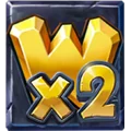 Pirots X ×2 multiplier wild