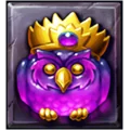 Pirots X purple owl symbol